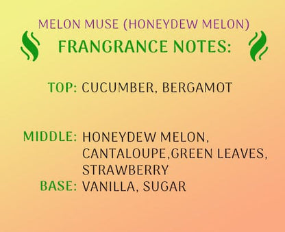 Melon Muse | Honeydew Melon Fragranced Wax Melt