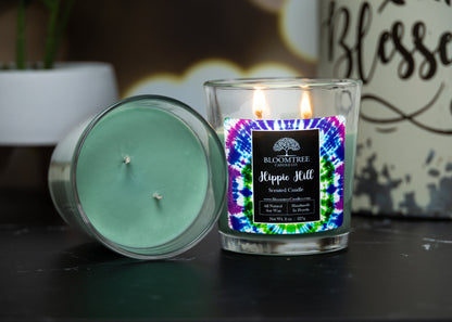 8oz. Hippie Hill Patchouli Scented Candle