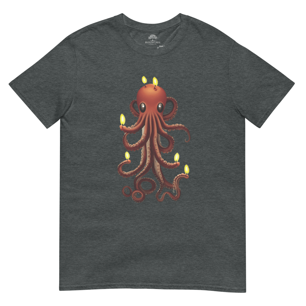 Bloomtree Candle Octopus Unisex T-Shirt