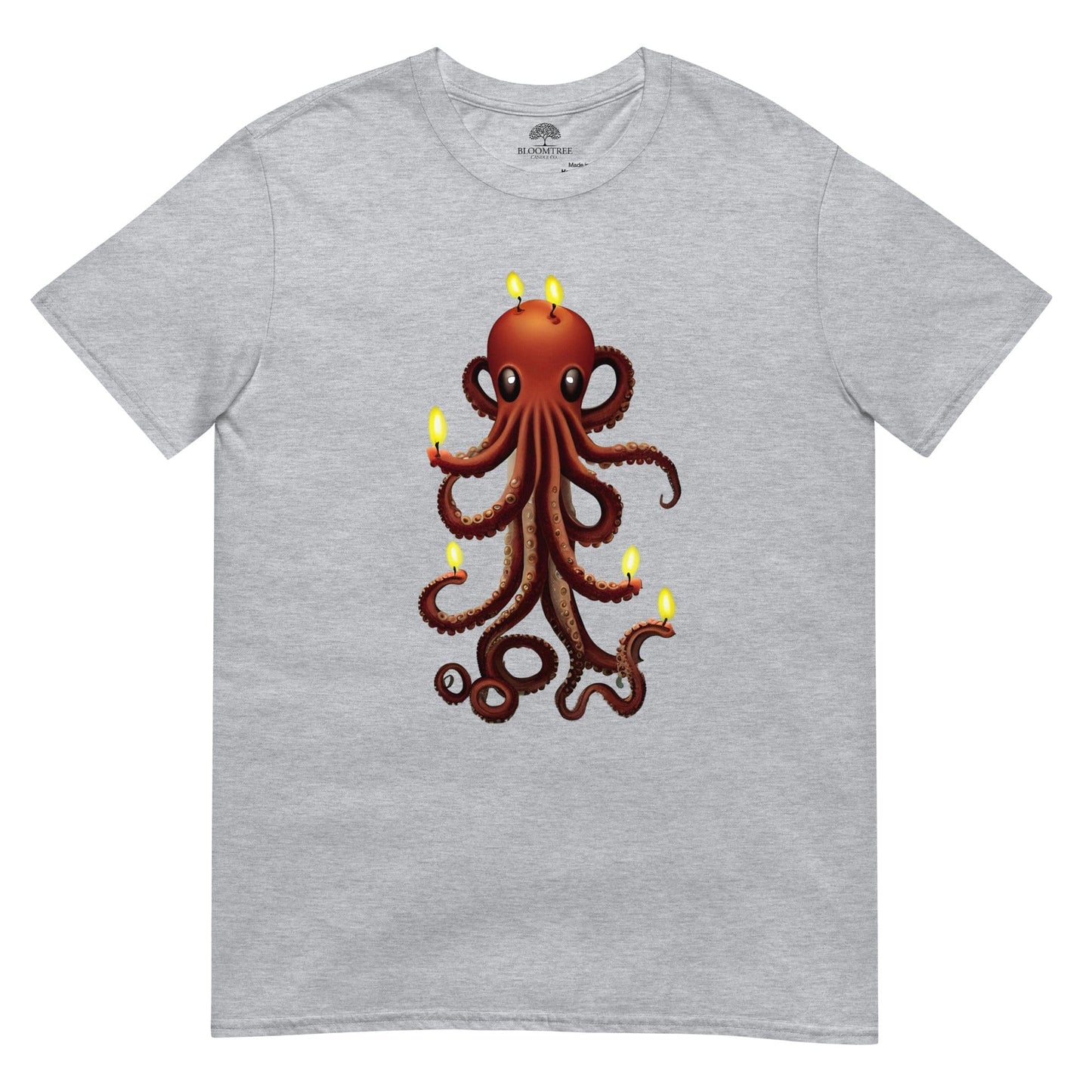 Bloomtree Candle Octopus Unisex T-Shirt